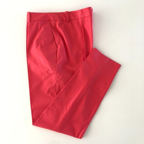 Lafayette 148 New York Trouser Style Pants Stitching Detail Bold Pink Sz 8 NWOT - Picture 10 of 10